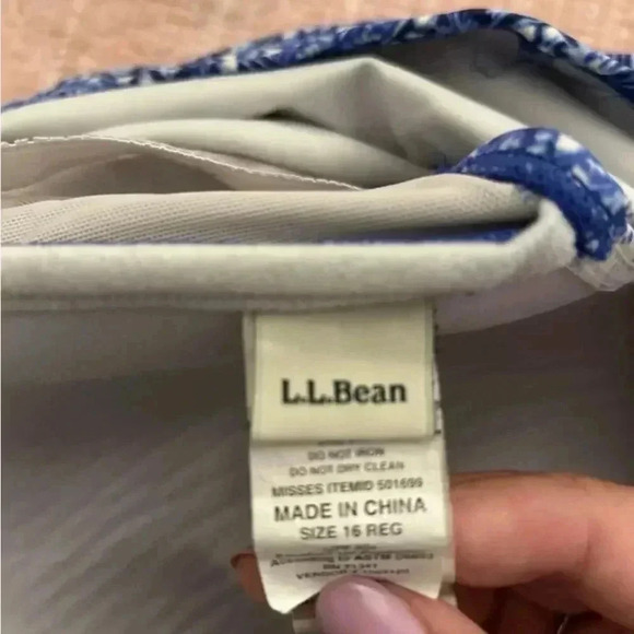 Women’s LL Bean Tankini Top Size 16 Regular - Picture 5 of 5